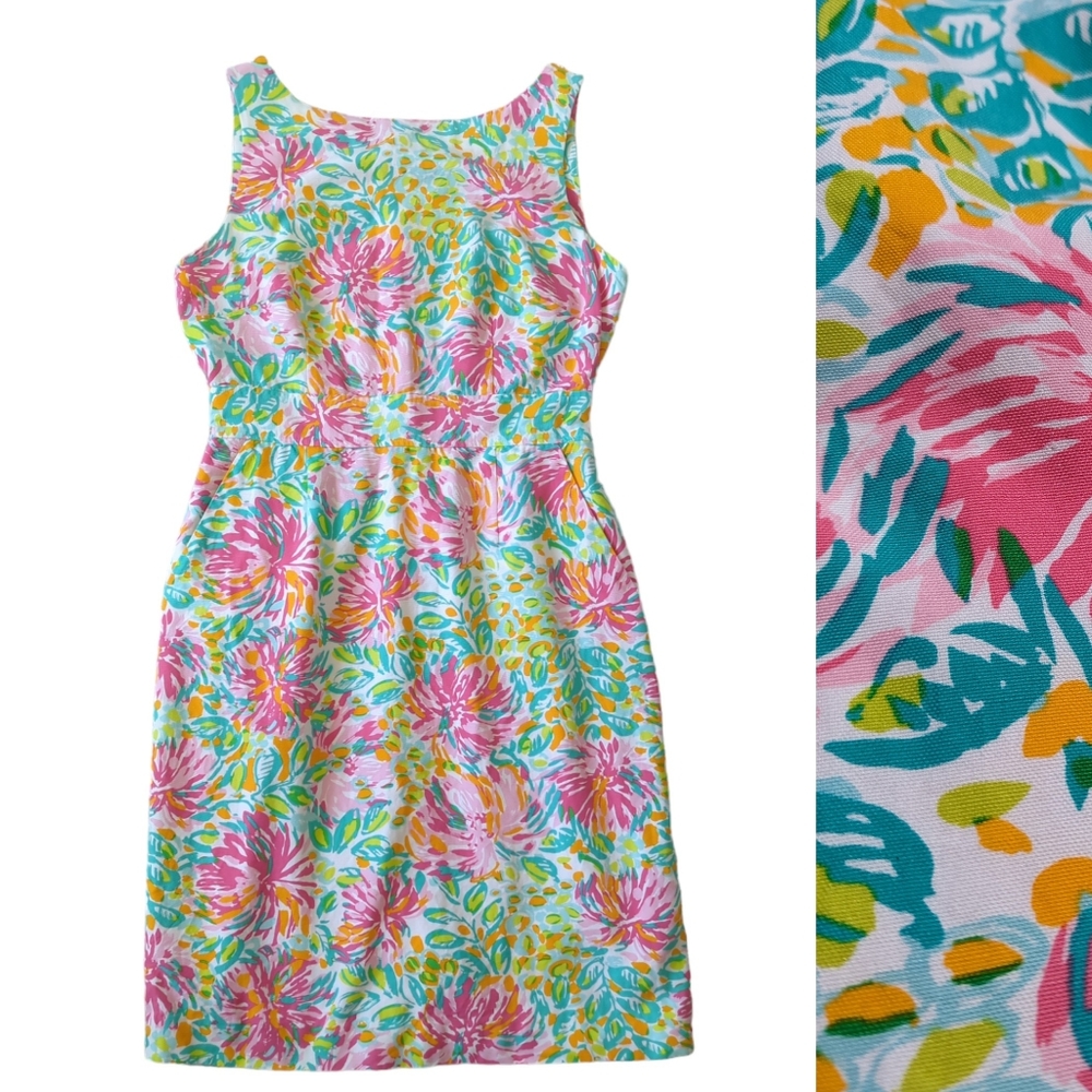 Lilly Pulitzer Collins shift dress little lilet print floral